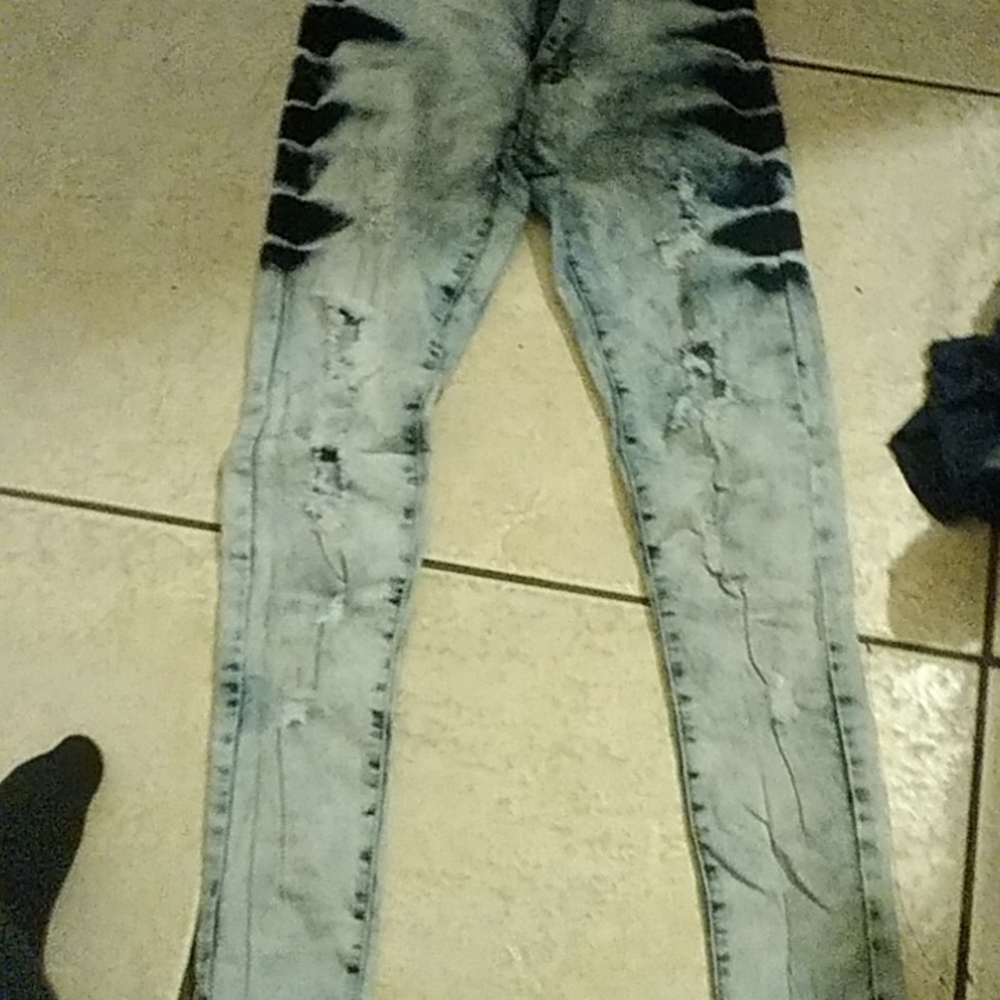 The ripped jeans